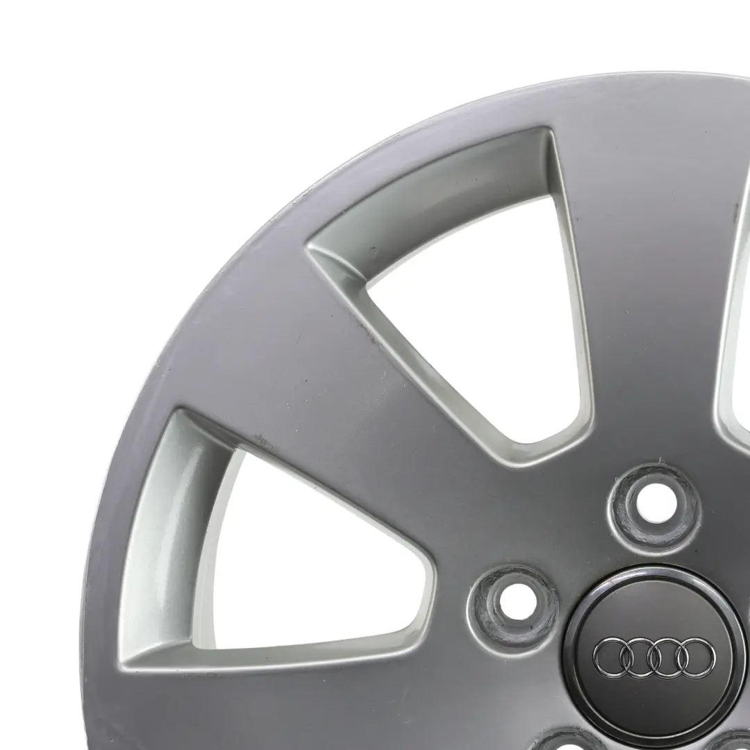 Audi A3 8P Silberne Leicht Metall Felge 16" 6,5J ET:50 - SKU 8P0601025A-1 - Teilenummer 8P0601025A