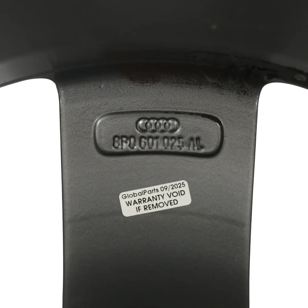 Audi A3 8P Jante argentée en alliage 17" 7,5J ET:56 - SKU 8P0601025AL-1 - Numéro de pièce 8P0601025AL