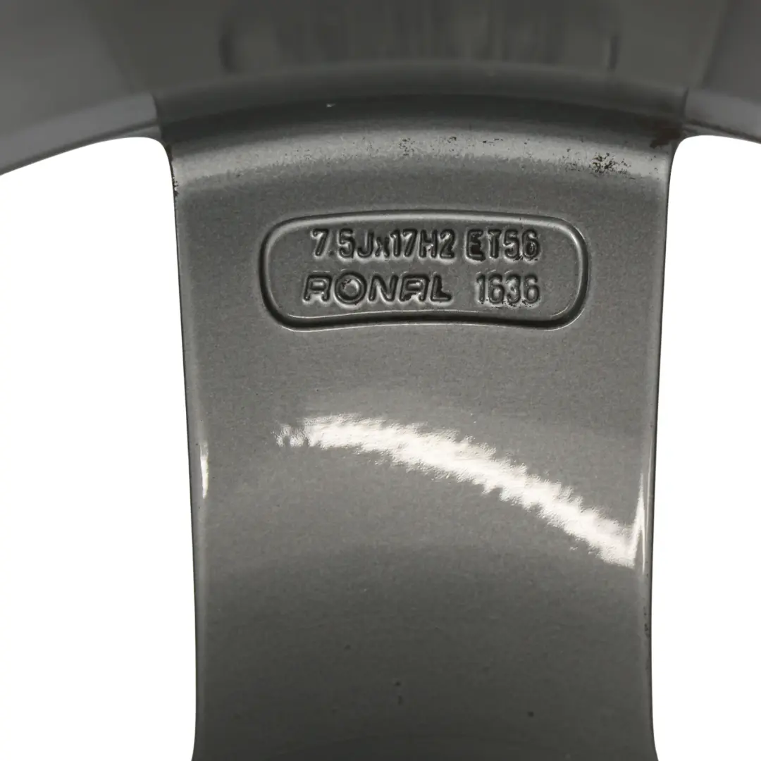 Silberne Leicht Metall Felge 17" 7,5J ET:56 für Audi A3 8P mit Teilenummer 8P0601025AL Audi A3 8P Silberne Leicht Metall Felge 17" 7,5J ET:56 - SKU 8P0601025AL-2 - Teilenummer 8P0601025AL