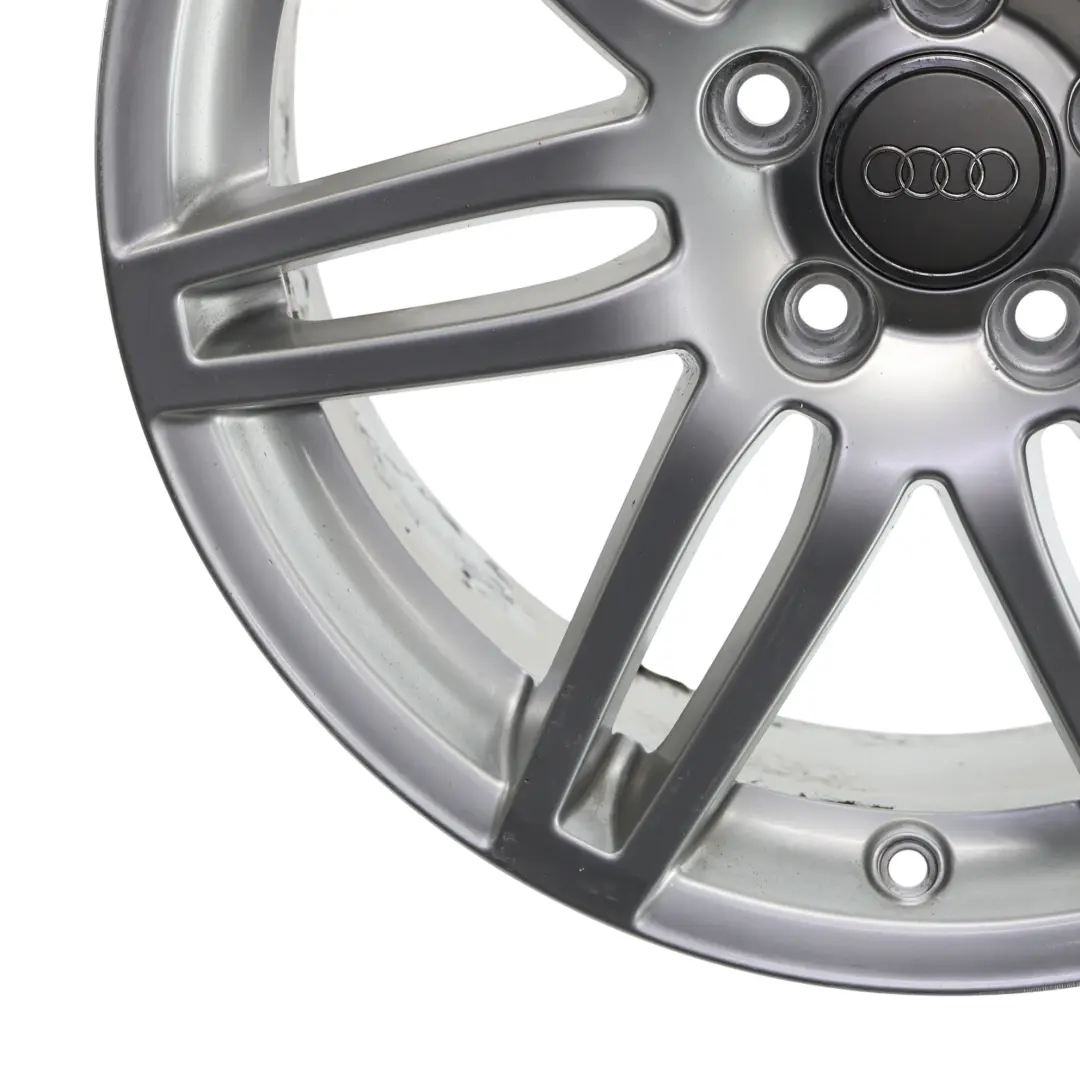 Silberne Leichtmetallfelge Alufelge 18" 7,5J ET:54 für Audi A3 8P mit Teilenummer 8P0601025BA Audi A3 8P Silberne Leichtmetallfelge Alufelge 18" 7,5J ET:54 - SKU 8P0601025BA-1 - Teilenummer 8P0601025BA