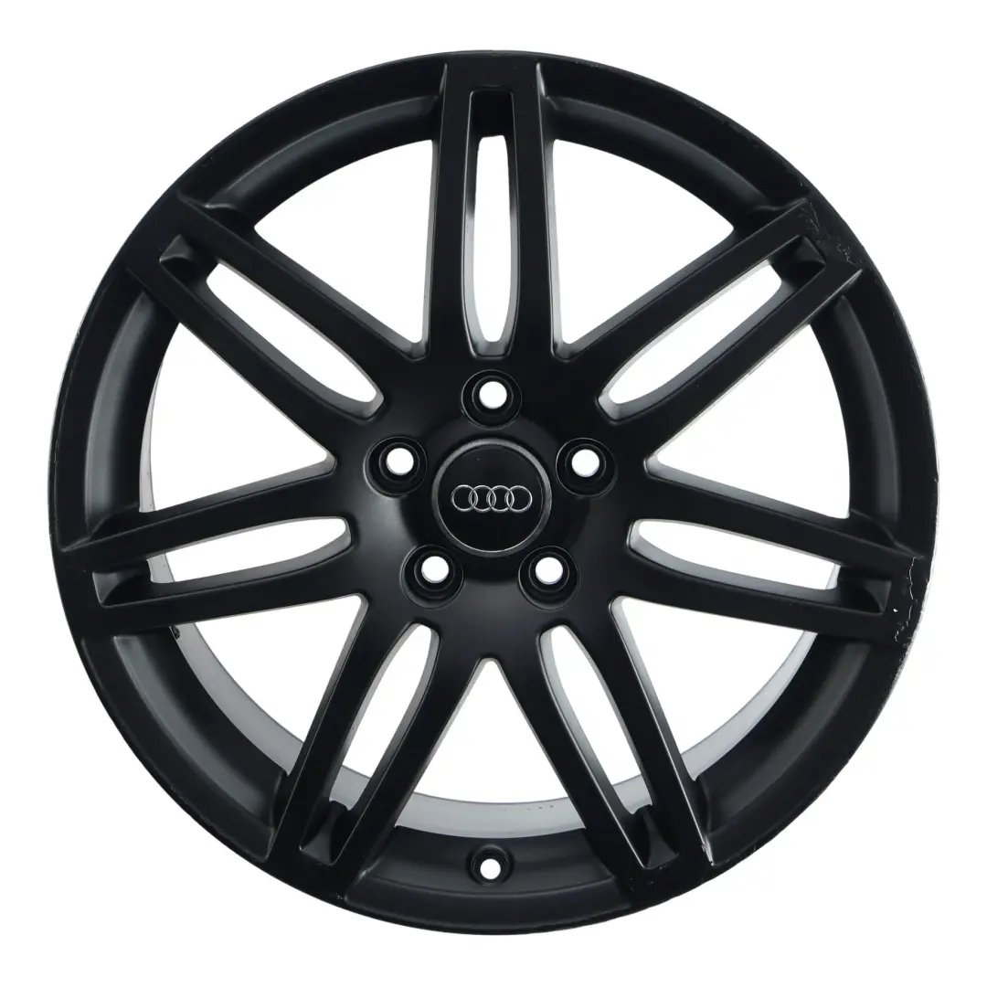 Audi A3 8P Jante Alliage Noire 18" 7,5J ET:54 - SKU 8P0601025BA-2 - Numéro de pièce 8P0601025BA