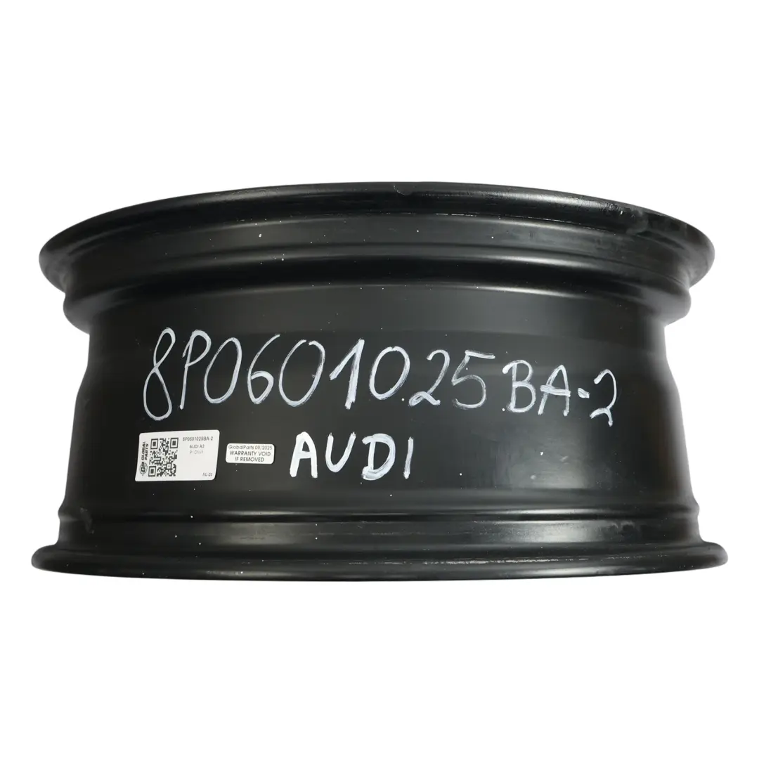 Audi A3 8P Leicht Metall Felge Schwarz 18" 7,5J ET:54 - SKU 8P0601025BA-2 - Teilenummer 8P0601025BA