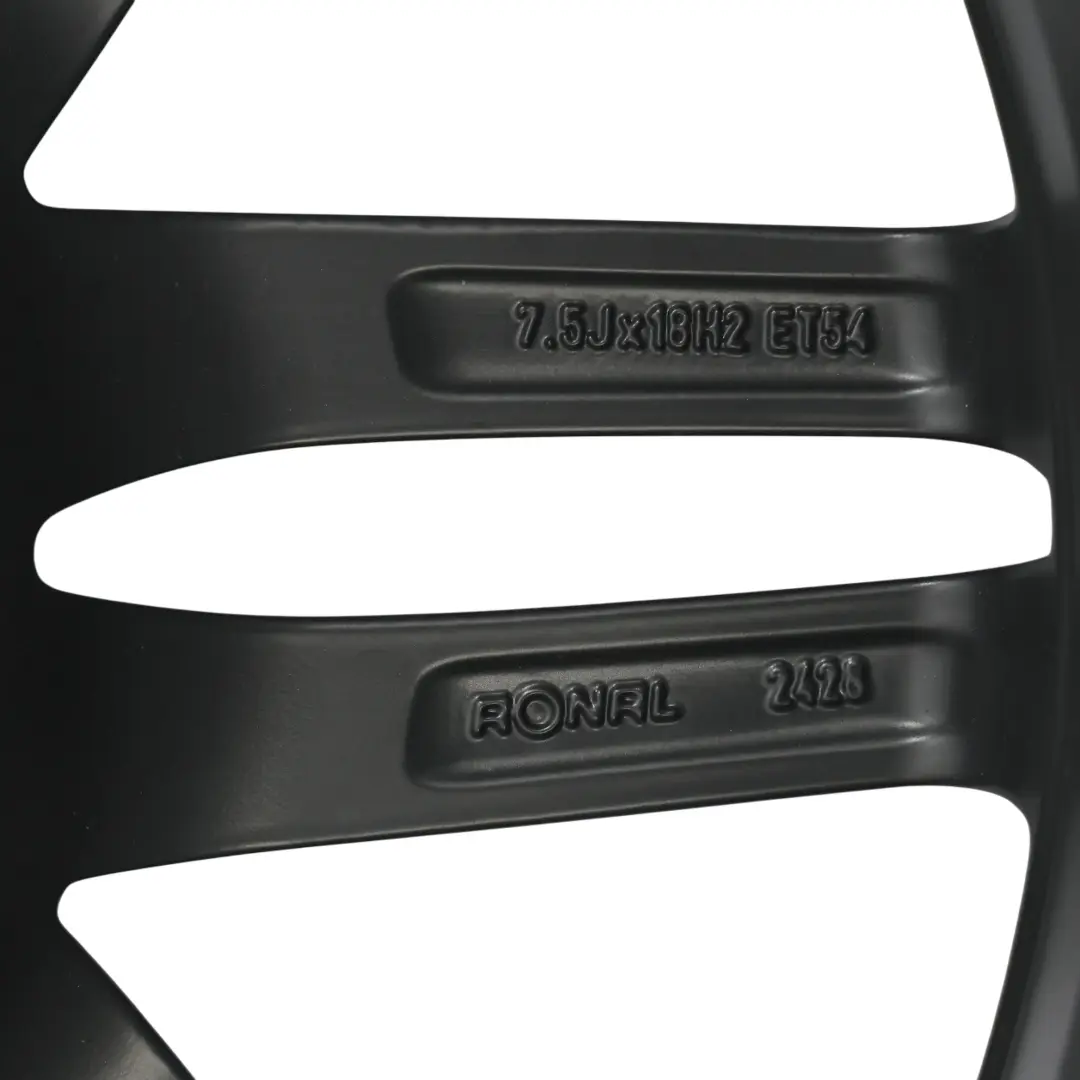 Audi A3 8P Leicht Metall Felge Schwarz 18" 7,5J ET:54 - SKU 8P0601025BA-2 - Teilenummer 8P0601025BA