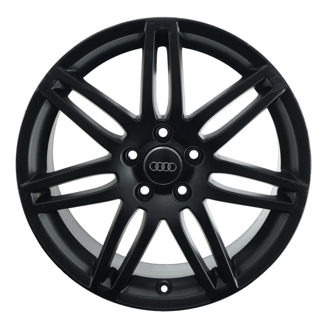 Alloy Wheel Rim Black 18" 7,5J ET:54 to Audi A3 8P with Part number 8P0601025BA Audi A3 8P Alloy Wheel Rim Black 18" 7,5J ET:54 - SKU 8P0601025BA-4 - Part number 8P0601025BA