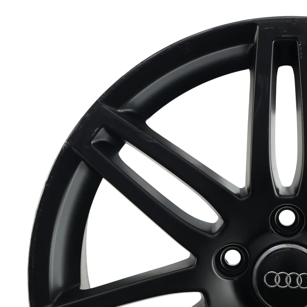 Audi A3 8P Alloy Wheel Rim Black 18" 7,5J ET:54 - SKU 8P0601025BA-4 - Part number 8P0601025BA