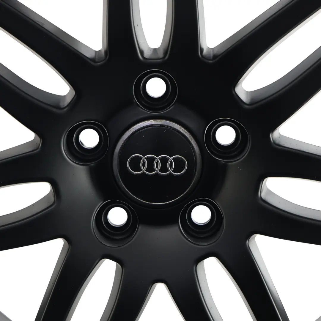 Alloy Wheel Rim Black 18" 7,5J ET:54 to Audi A3 8P with Part number 8P0601025BA Audi A3 8P Alloy Wheel Rim Black 18" 7,5J ET:54 - SKU 8P0601025BA-4 - Part number 8P0601025BA