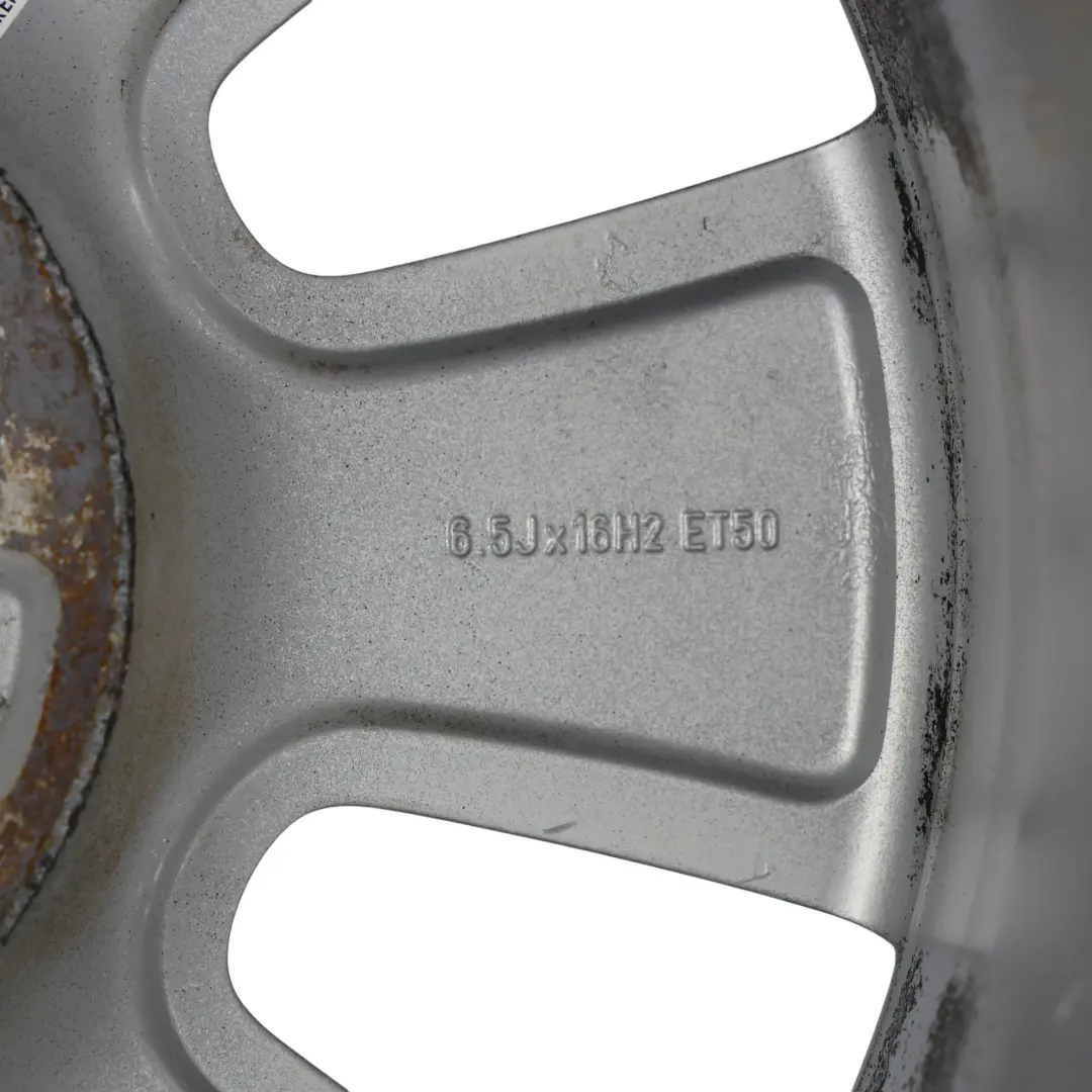 Audi A3 8P Wheel Rim Alloy Silver 16" 6,5J ET:50 - SKU 8P0601025BJ-1 - Part number 8P0601025BJ