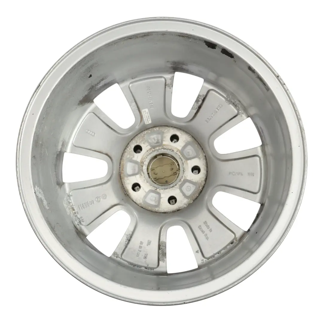Audi A3 8P Silver Alloy Wheel Rim 16" 6,5J ET:50 - SKU 8P0601025BJ-3 - Part number 8P0601025BJ