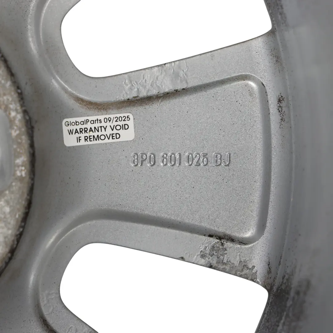 Audi A3 8P Silver Alloy Wheel Rim 16" 6,5J ET:50 - SKU 8P0601025BJ-3 - Part number 8P0601025BJ