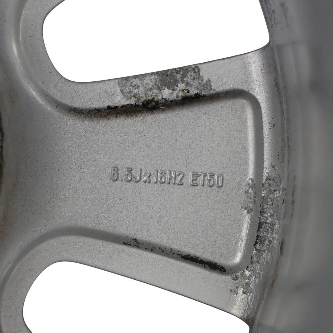 Audi A3 8P Silver Alloy Wheel Rim 16" 6,5J ET:50 - SKU 8P0601025BJ-3 - Part number 8P0601025BJ