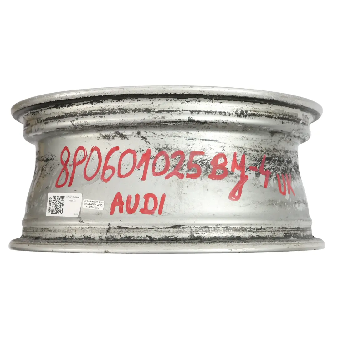 Audi A3 8P Llanta De Aleación Plateada De 16" 6,5J ET:50 - SKU 8P0601025BJ-4 - Número de pieza 8P0601025BJ