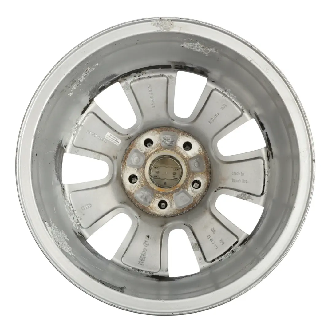 Llanta De Aleación Plateada De 16" 6,5J ET:50 para Audi A3 8P con número de pieza 8P0601025BJ Audi A3 8P Llanta De Aleación Plateada De 16" 6,5J ET:50 - SKU 8P0601025BJ-4 - Número de pieza 8P0601025BJ