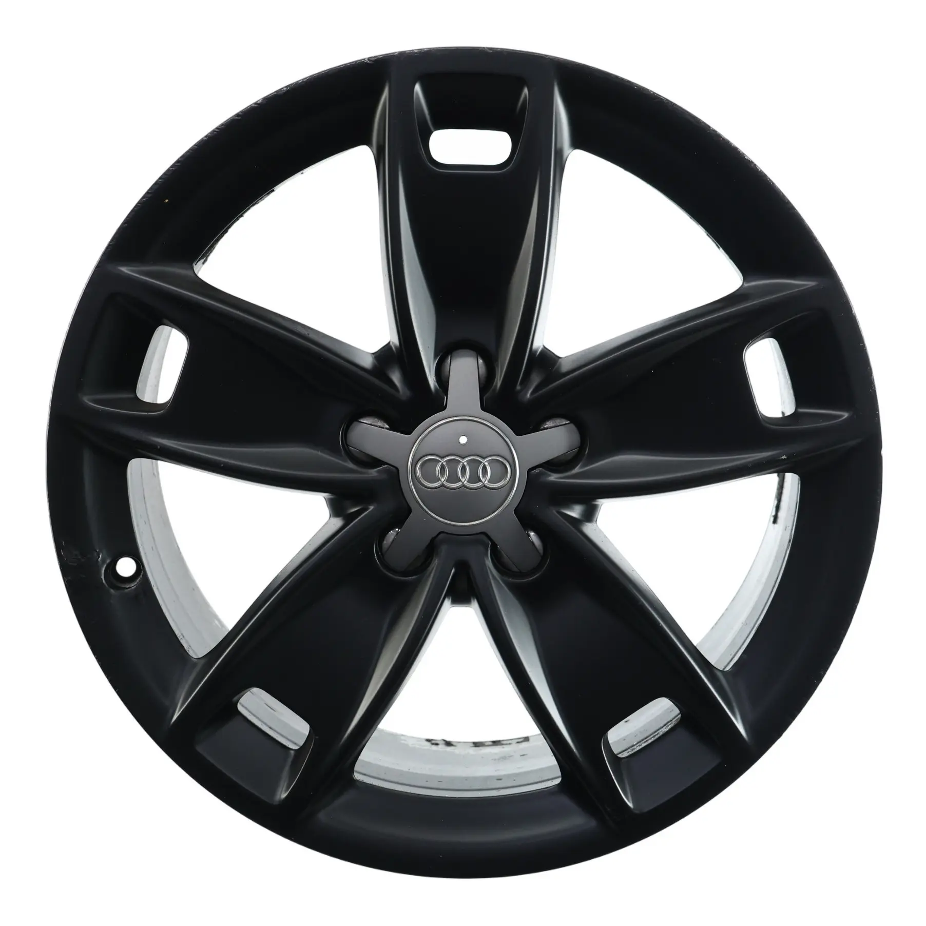 Audi A3 8P Black Wheel Alloy Rim 17" 7,5J ET:56 Star Spoke 8P0601025BL