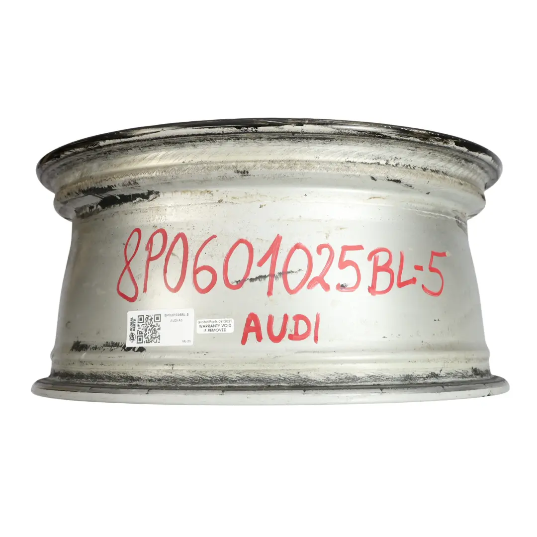 Audi A3 8P Llanta De Aleación Negra 17" 7,5J ET:56 Star Spoke - SKU 8P0601025BL-5 - Número de pieza 8P0601025BL