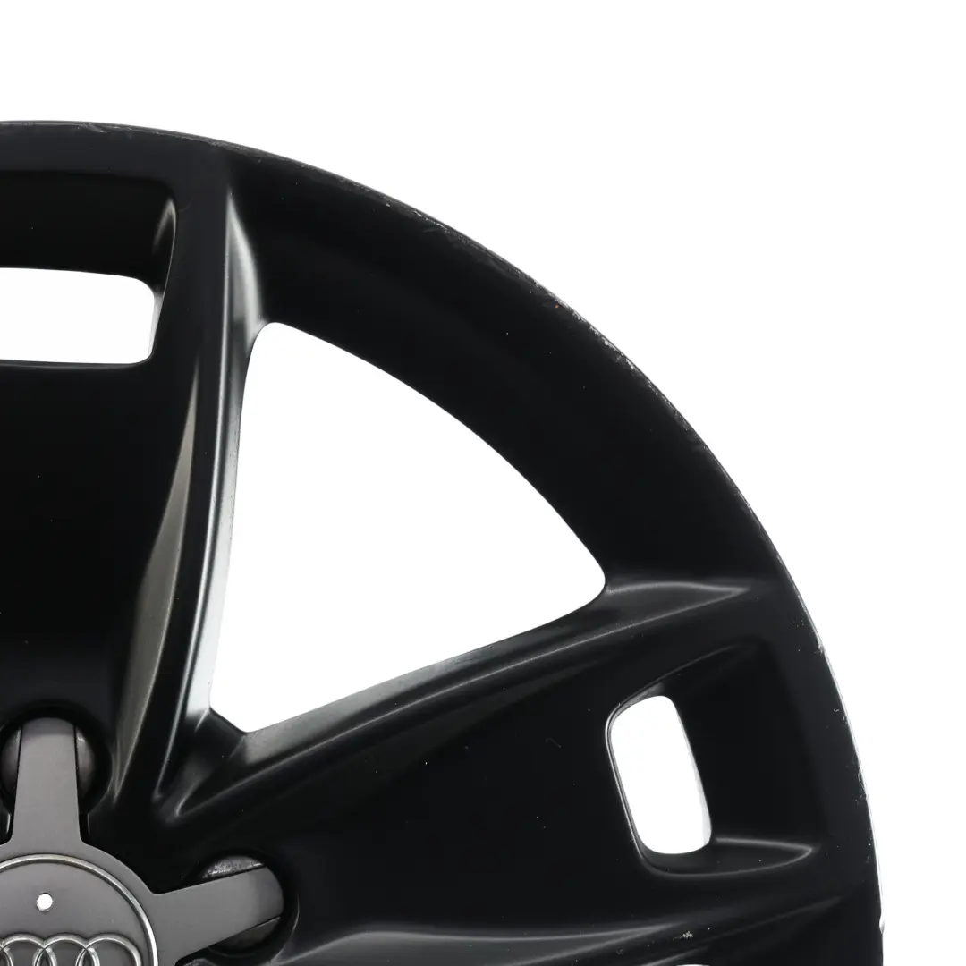 Audi A3 8P Black Wheel Alloy Rim 17" 7,5J ET:56 Star Spoke - SKU 8P0601025BL-5 - Part number 8P0601025BL