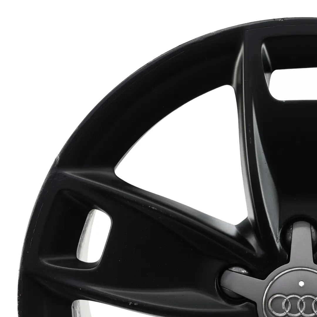 Audi A3 8P Black Wheel Alloy Rim 17" 7,5J ET:56 Star Spoke - SKU 8P0601025BL-6 - Part number 8P0601025BL