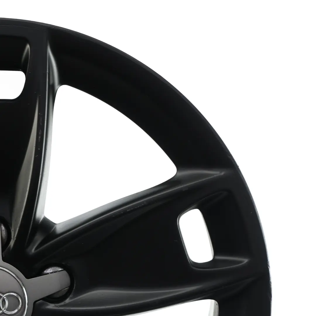 Audi A3 8P Black Wheel Alloy Rim 17" 7,5J ET:56 Star Spoke - SKU 8P0601025BL-6 - Part number 8P0601025BL