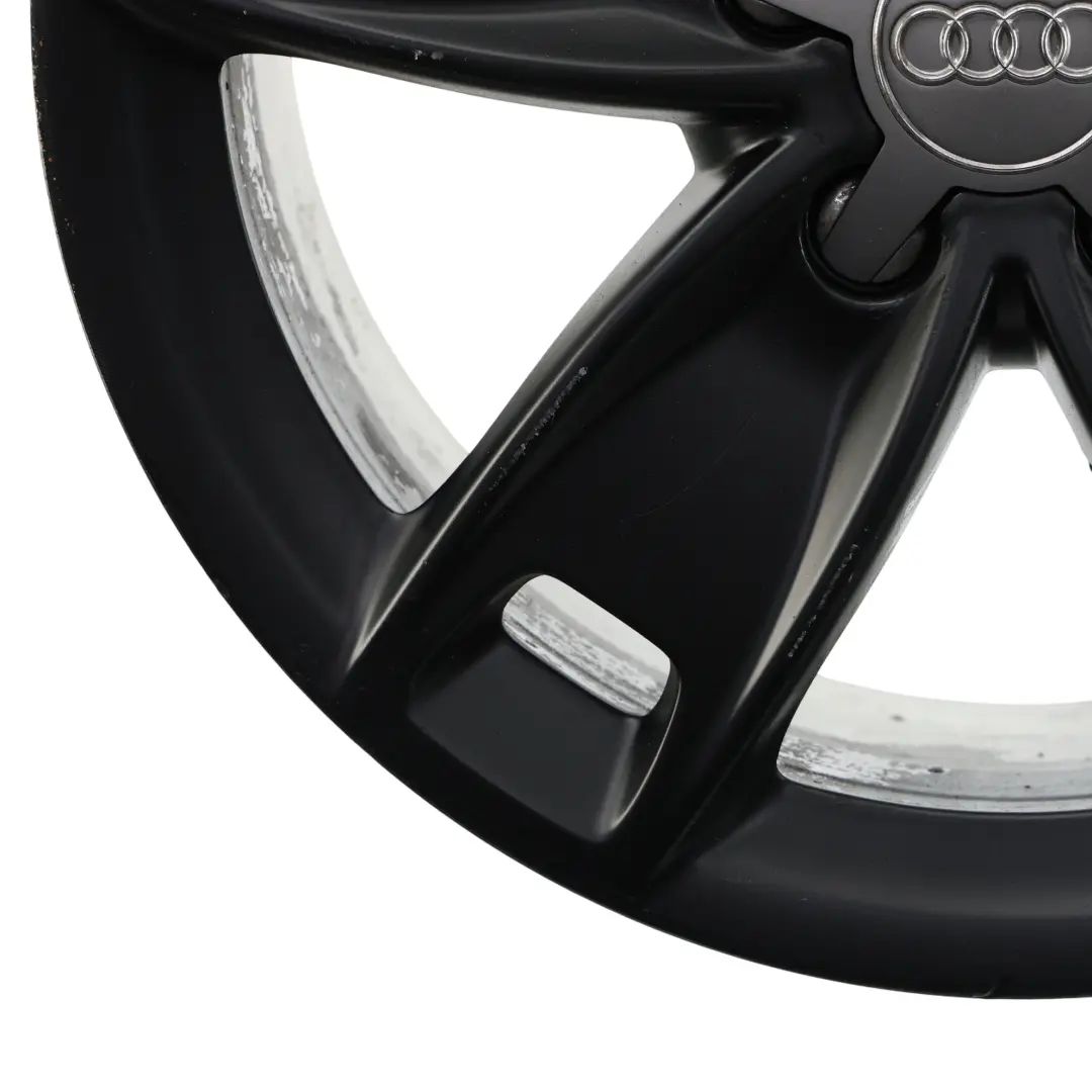 Audi A3 8P Black Wheel Alloy Rim 17" 7,5J ET:56 Star Spoke - SKU 8P0601025BL-6 - Part number 8P0601025BL