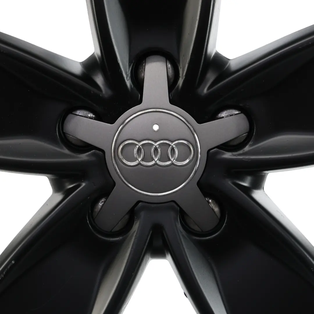 Audi A3 8P Black Wheel Alloy Rim 17" 7,5J ET:56 Star Spoke - SKU 8P0601025BL-6 - Part number 8P0601025BL