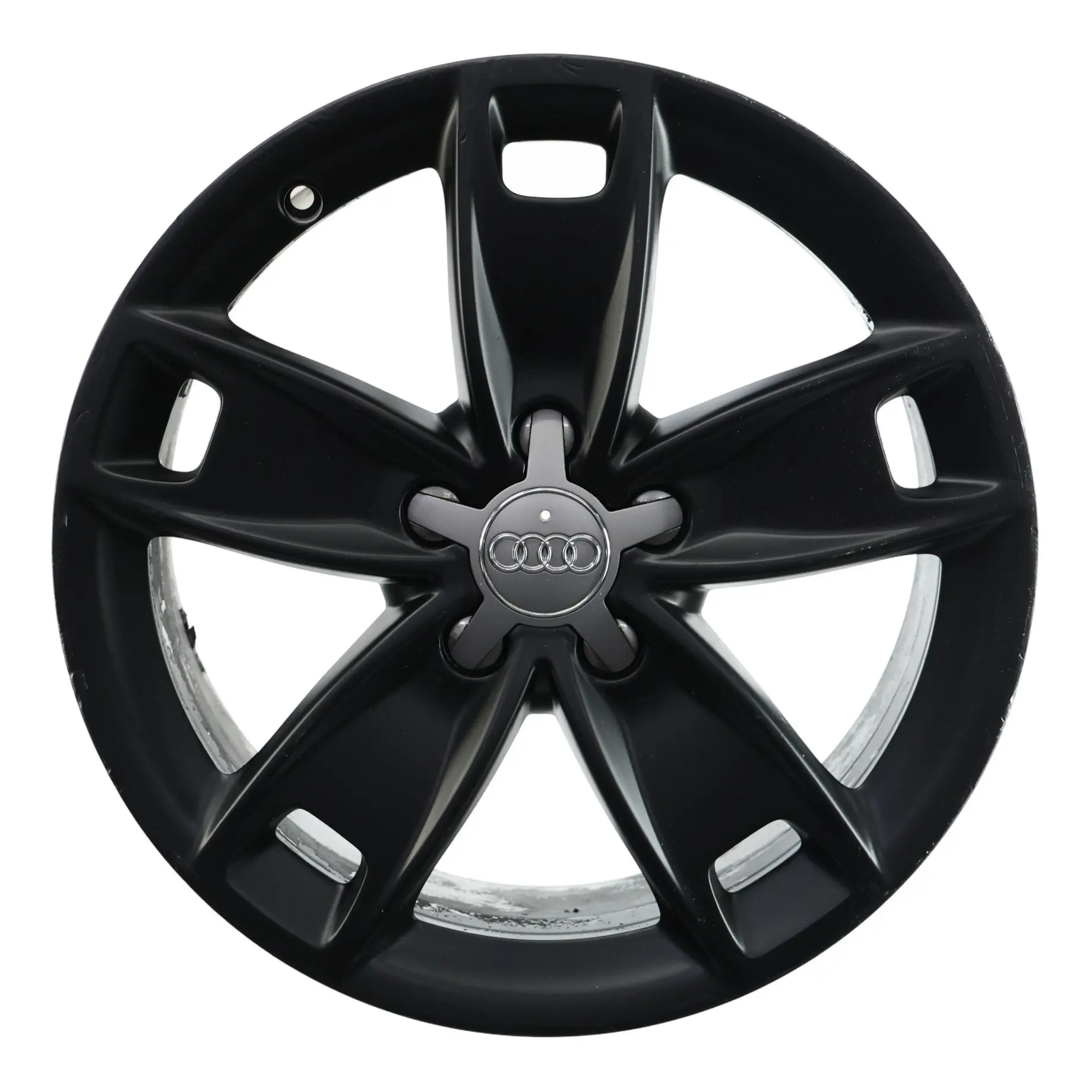 Audi A3 8P Black Wheel Alloy Rim 17" 7,5J ET:56 Star Spoke 8P0601025BL