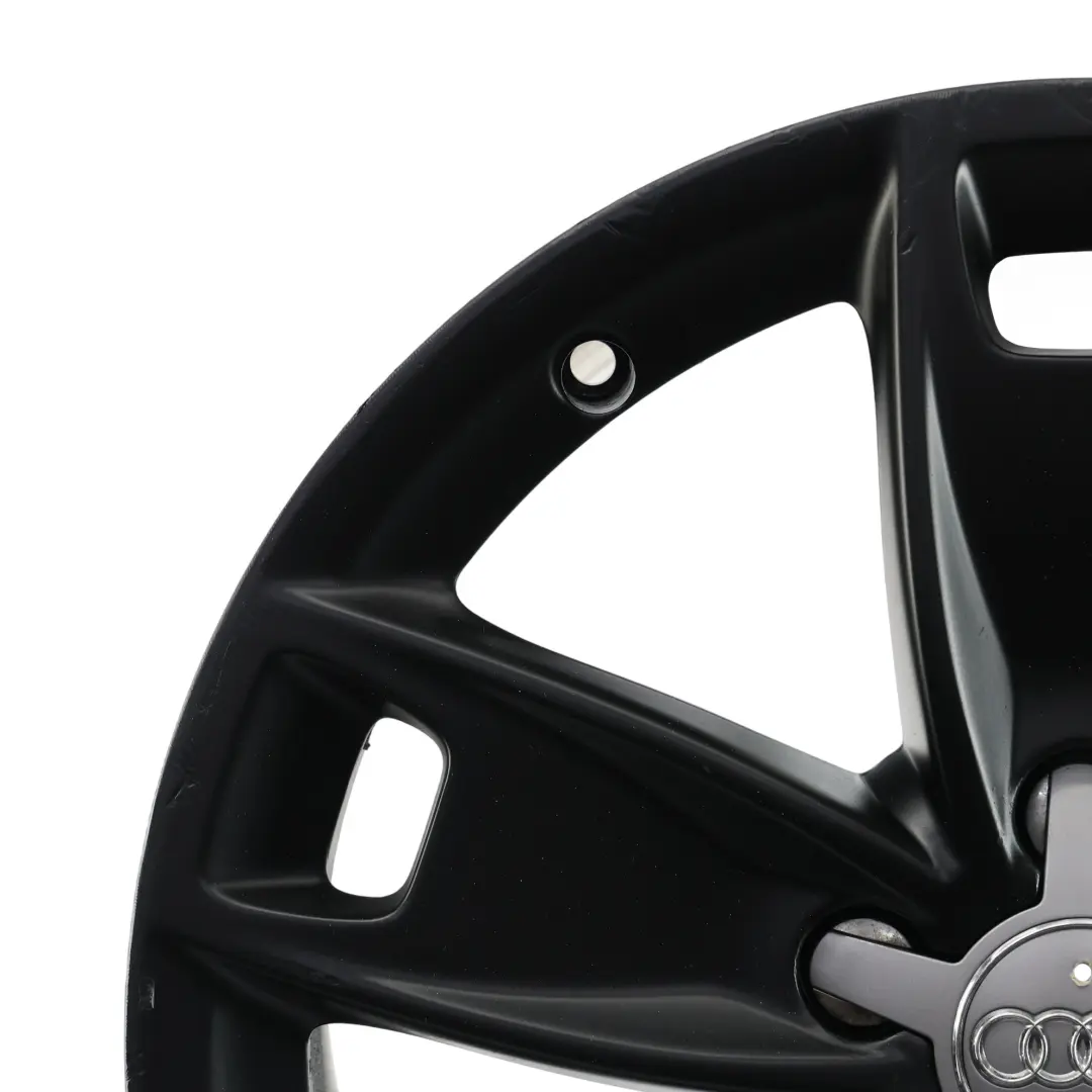 Audi A3 8P Black Wheel Alloy Rim 17" 7,5J ET:56 Star Spoke - SKU 8P0601025BL-7 - Part number 8P0601025BL