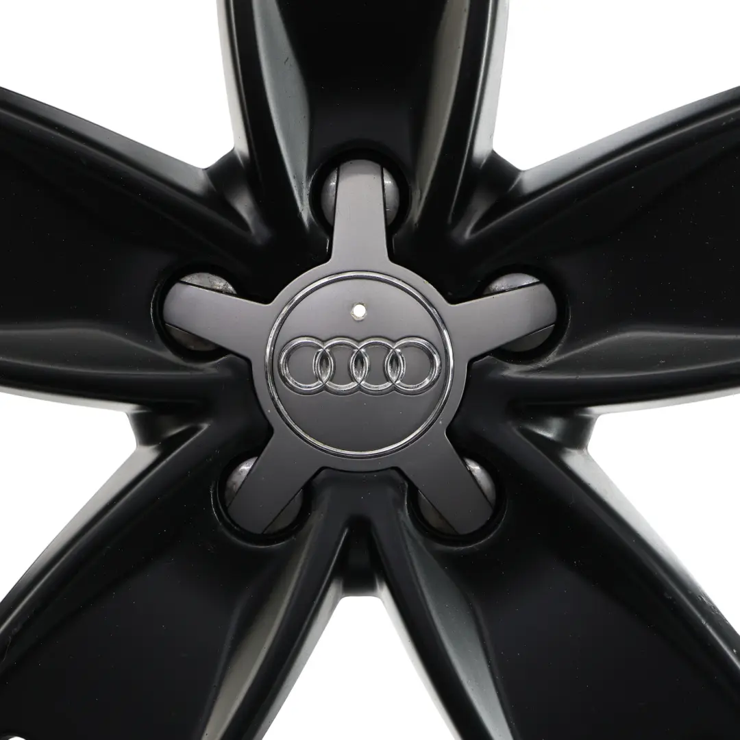 Audi A3 8P Black Wheel Alloy Rim 17" 7,5J ET:56 Star Spoke - SKU 8P0601025BL-7 - Part number 8P0601025BL