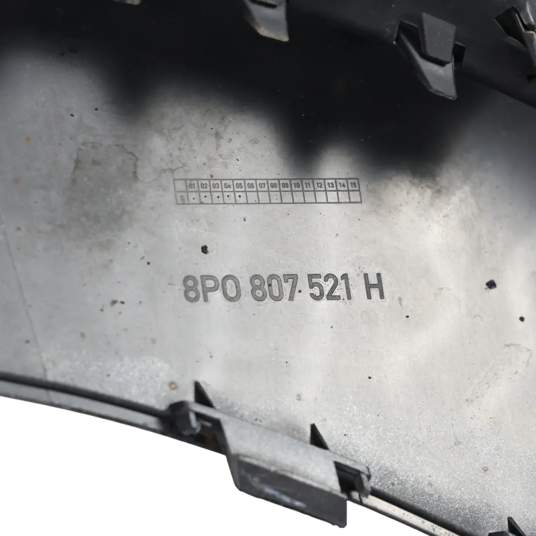 Audi A3 8P Rear Bumper Spoiler S-Line Trim Panel Cover Diffuser Rear 8P0807521H - SKU 8P0807434E - Part number 8P0807434E