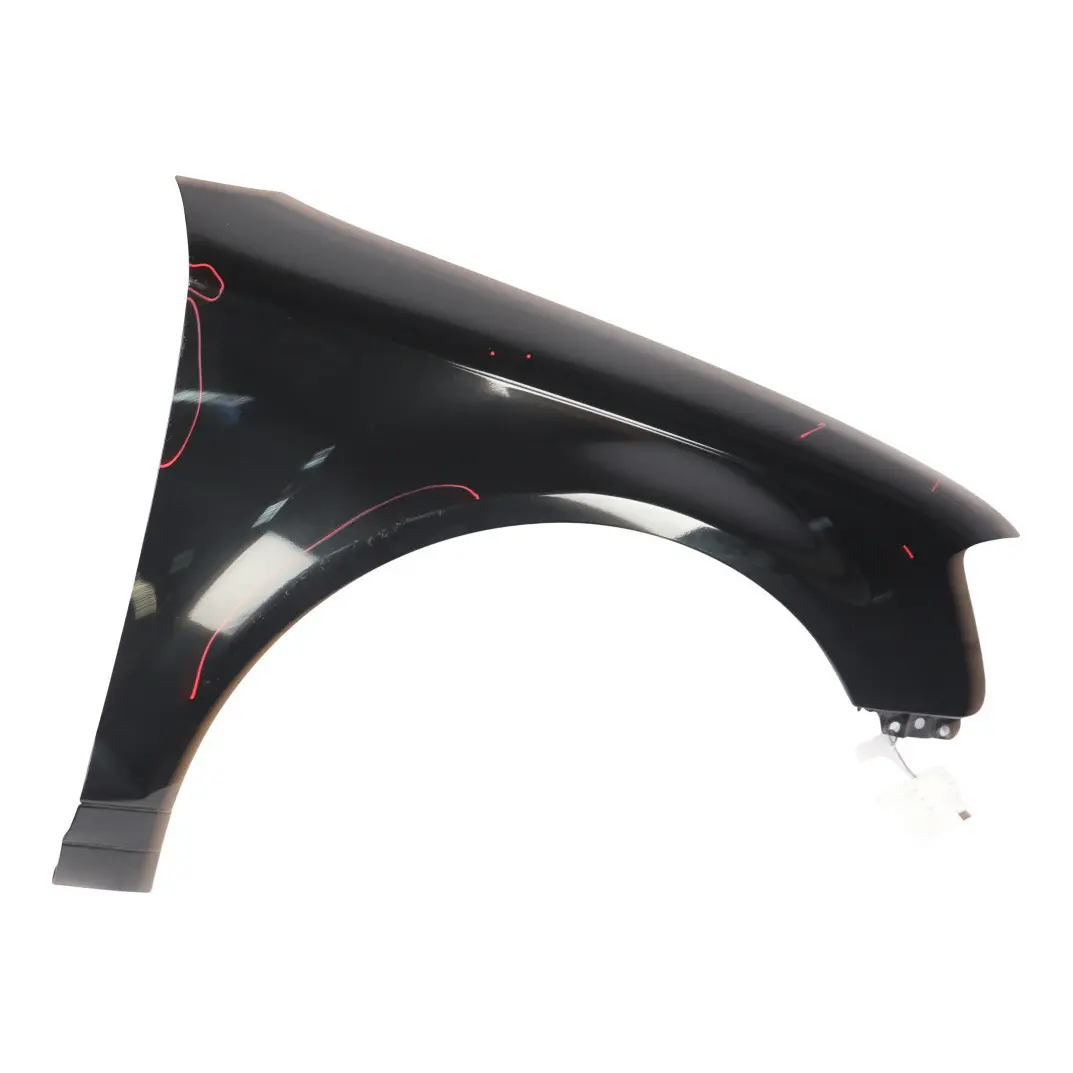 Side Panel Front Right O/S Wing Fender Phantom Black - Z9Y to Audi A3 8P with Part number 8P0821106G Audi A3 8P Side Panel Front Right O/S Wing Fender Phantom Black - Z9Y - SKU 8P0821106G-PHB - Part number 8P0821106G