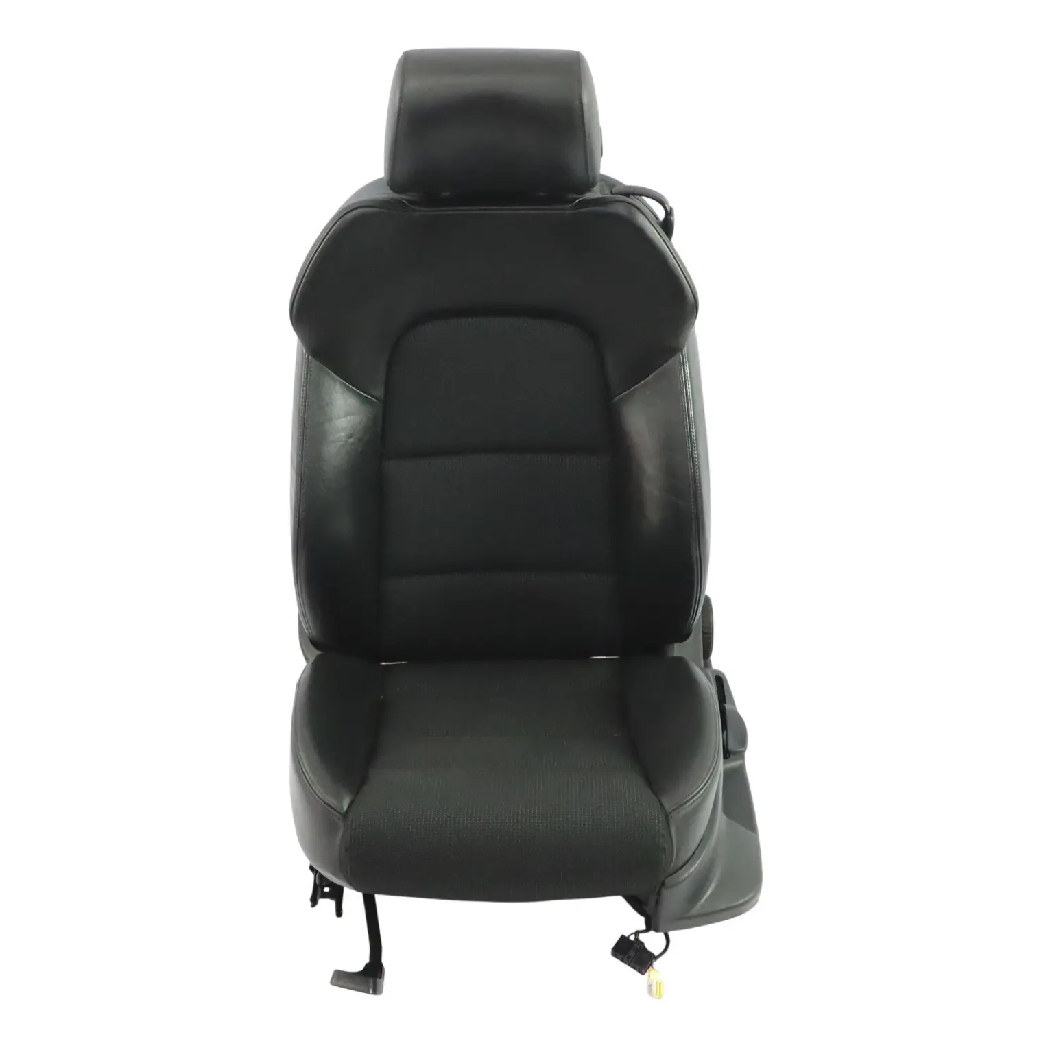 Audi A3 8P 3 Puertas S-Line Asiento Delantero Tela Cuero Soul Negro Izquierdo