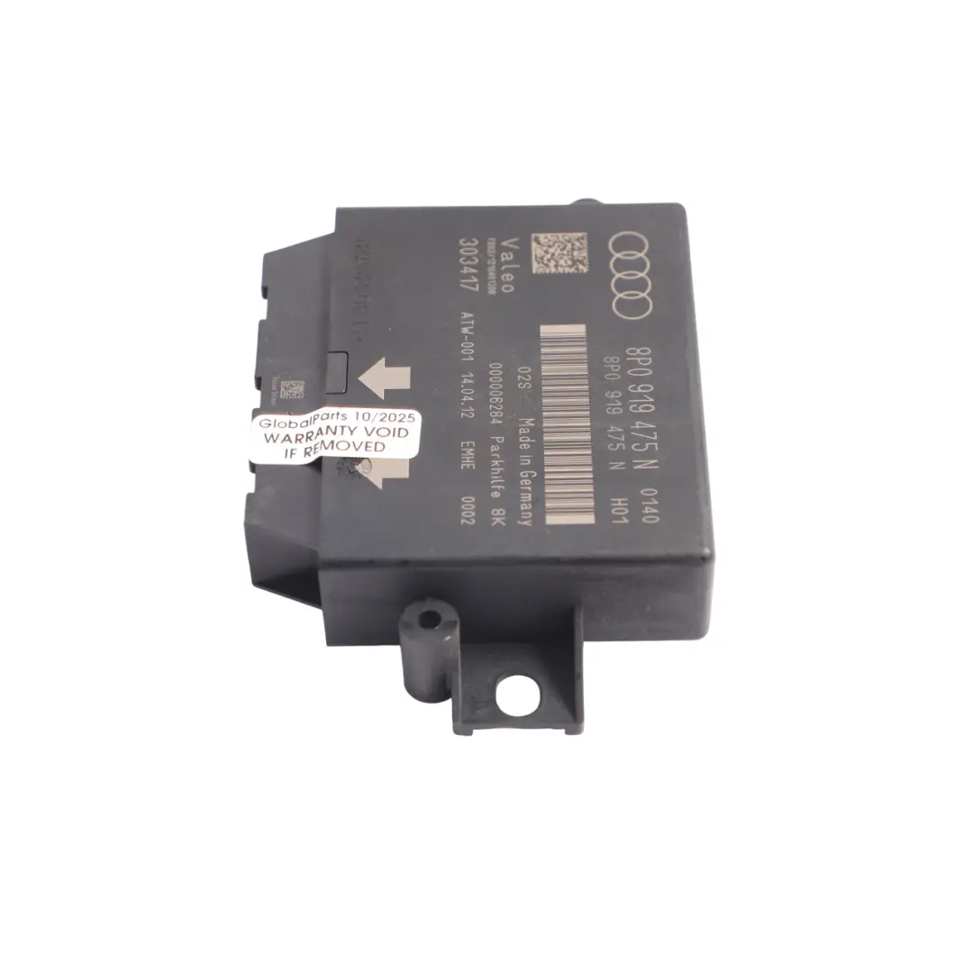 Audi A3 8P PDC Parking Assistance Distance Control Module Unit ECU - SKU 8P0919475N - Part number 8P0919475N