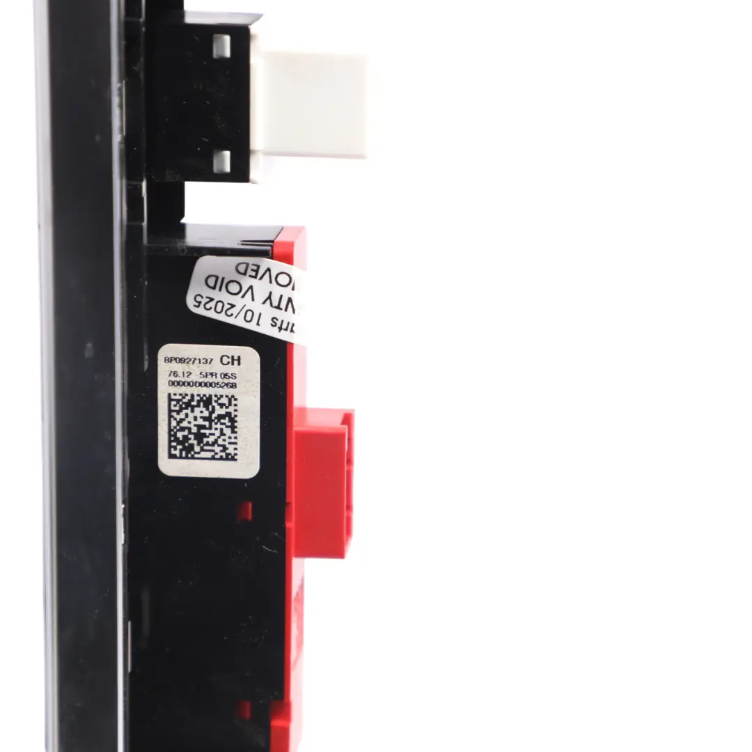 Switch Dashboard Emergency PDC Start Stop Block Panel to Audi A3 8P with Part number 8P0927137CH Audi A3 8P Switch Dashboard Emergency PDC Start Stop Block Panel - SKU 8P0927137CH - Part number 8P0927137CH