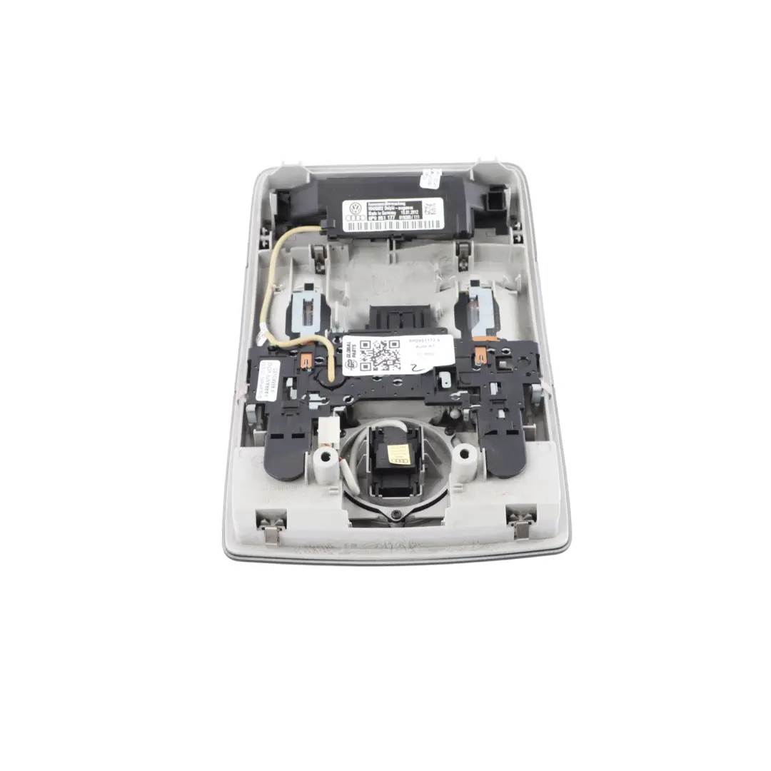 Interior Roof Cabin Reading Lamp Courtesy Light Front to Audi A3 8P with Part number 8P0951177 Audi A3 8P Interior Roof Cabin Reading Lamp Courtesy Light Front - SKU 8P0951177-5 - Part number 8P0951177