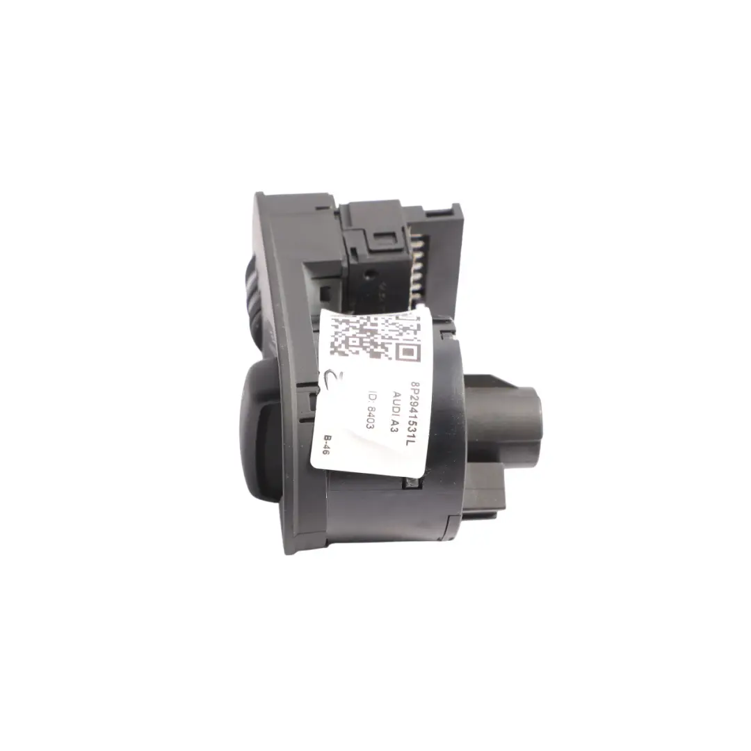 Audi A3 8P Headlight Switch Light Control Panel Module - SKU RHD-8P2941531L - Part number 8P2941531L