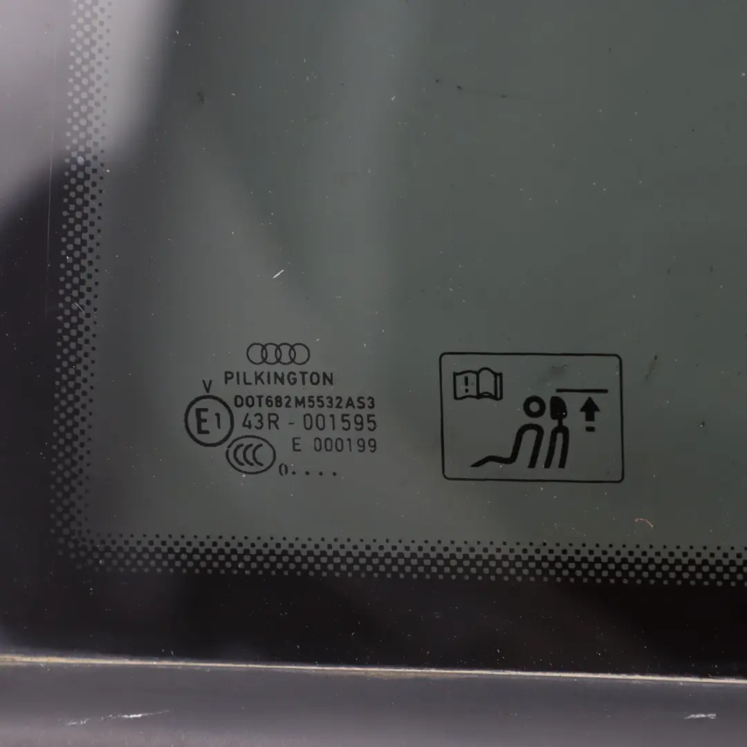 Side Quarter Glass Window Rear Left N/S AS2 to Audi A3 8P Hatchback with Part number 8P3845299D Audi A3 8P Hatchback Side Quarter Glass Window Rear Left N/S AS2 - SKU 8P3845299D - Part number 8P3845299D