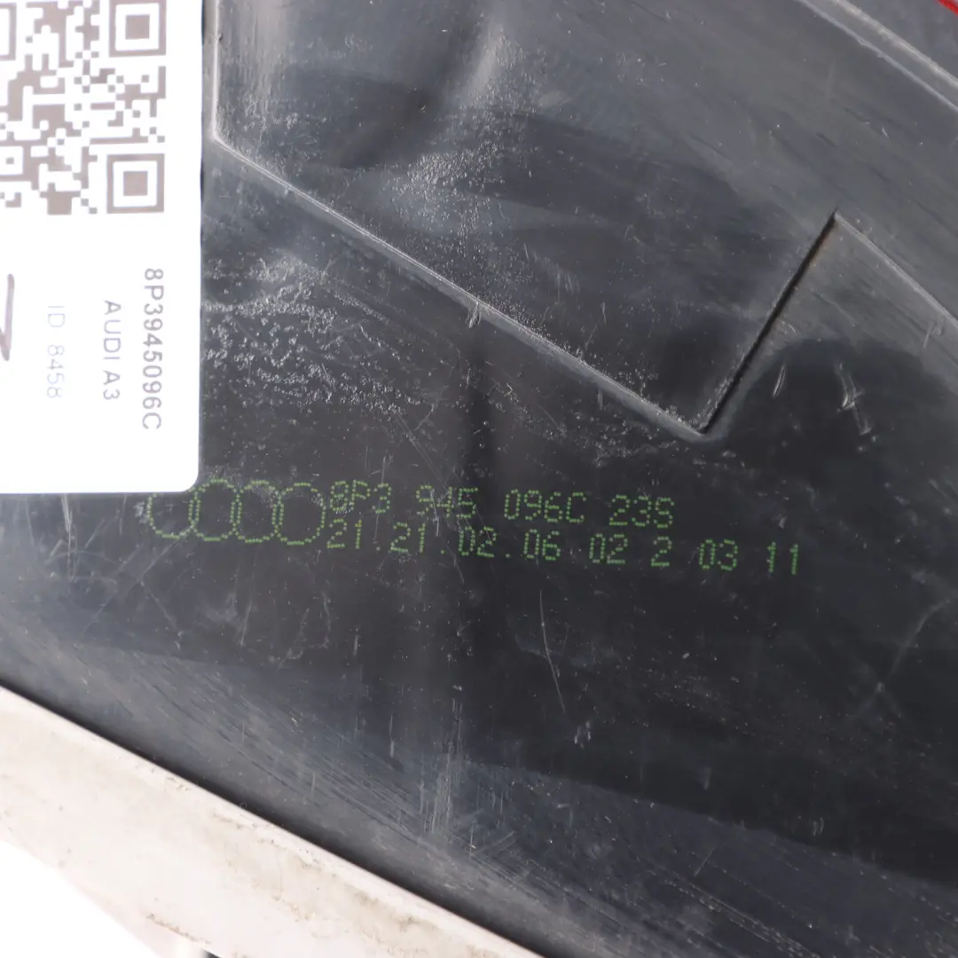 Lamp Tail Light Right O/S Tailgate 3 Door to Audi A3 8P Rear with Part number 8P3945096C Audi A3 8P Rear Lamp Tail Light Right O/S Tailgate 3 Door - SKU RHD-8P3945096C - Part number 8P3945096C