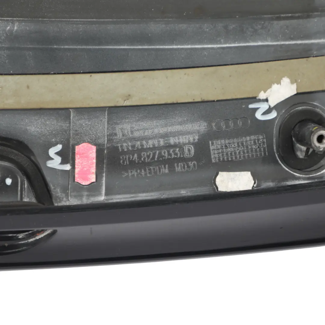 Spoiler Boot Lid Tailgate Trim Phantom Black - Z9Y to Audi A3 S3 8P Rear with Part number 8P4827933D Audi A3 S3 8P Rear Spoiler Boot Lid Tailgate Trim Phantom Black - Z9Y - SKU 8P4827933D-PHB1 - Part number 8P4827933D