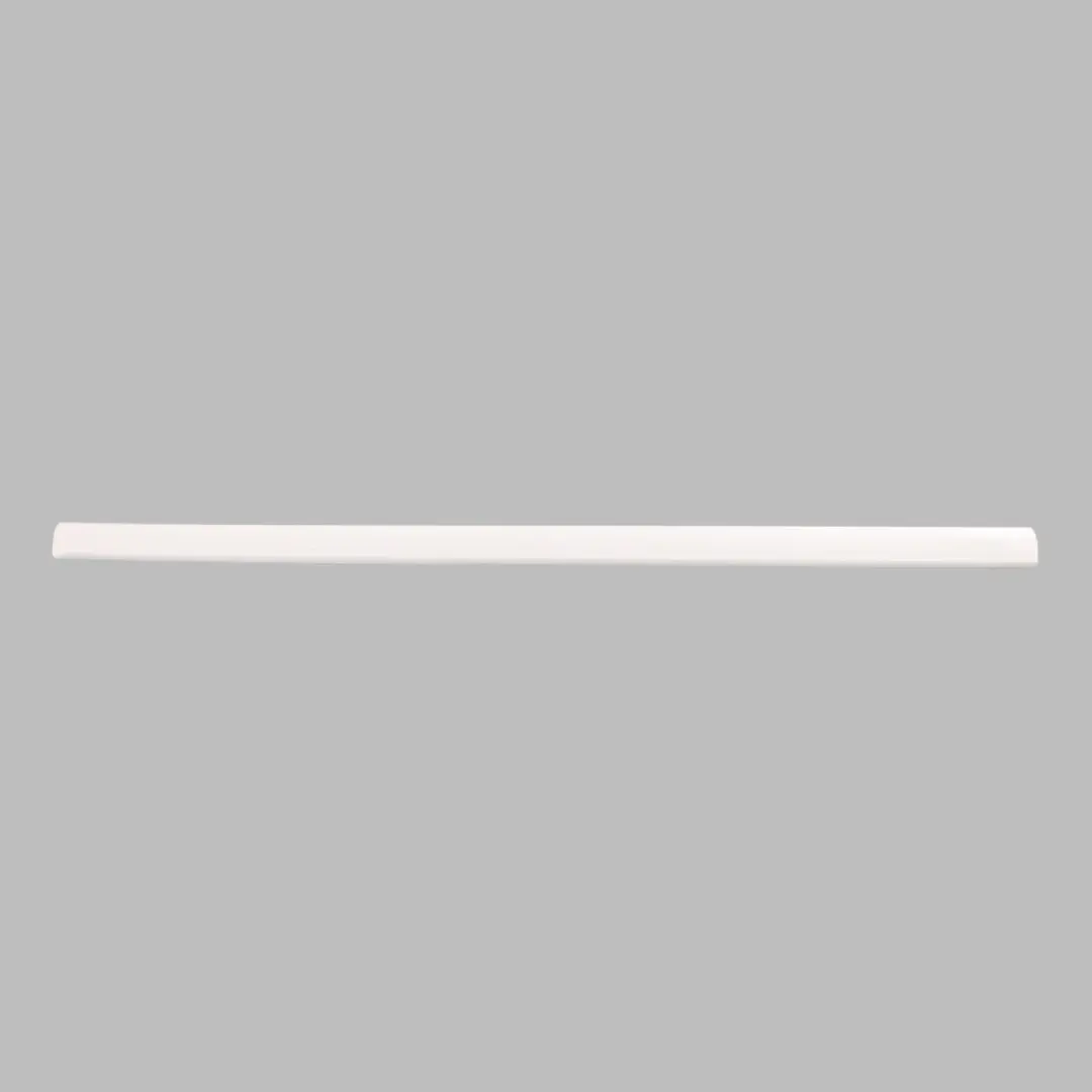 Upper Door Moulding Strip Front Left N/S Ibis White - Y9C to Audi A3 8P with Part number 8P4853953A Audi A3 8P Upper Door Moulding Strip Front Left N/S Ibis White - Y9C - SKU 8P4853953A-IWH - Part number 8P4853953A