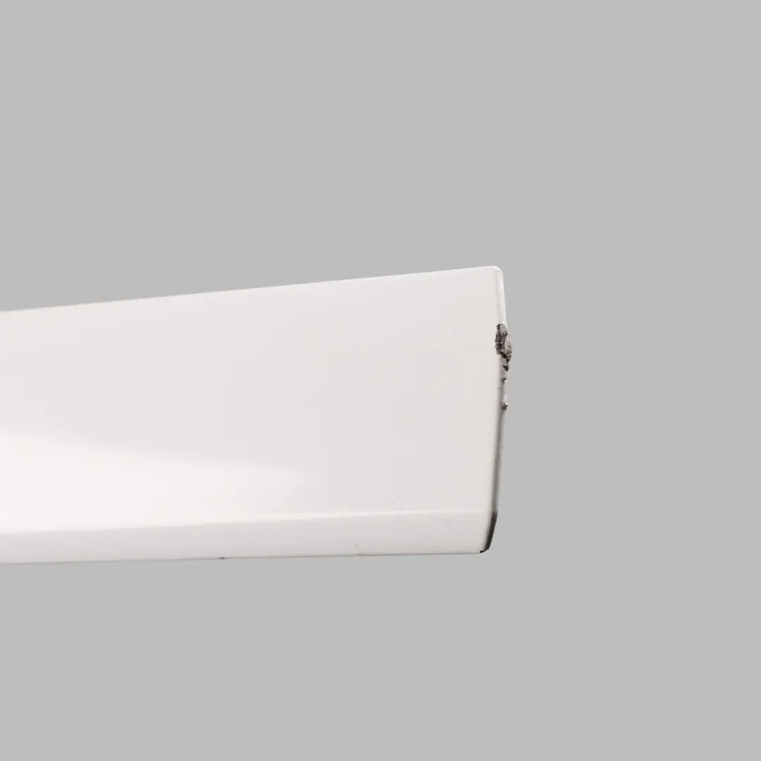 Upper Door Moulding Strip Front Left N/S Ibis White - Y9C to Audi A3 8P with Part number 8P4853953A Audi A3 8P Upper Door Moulding Strip Front Left N/S Ibis White - Y9C - SKU 8P4853953A-IWH - Part number 8P4853953A