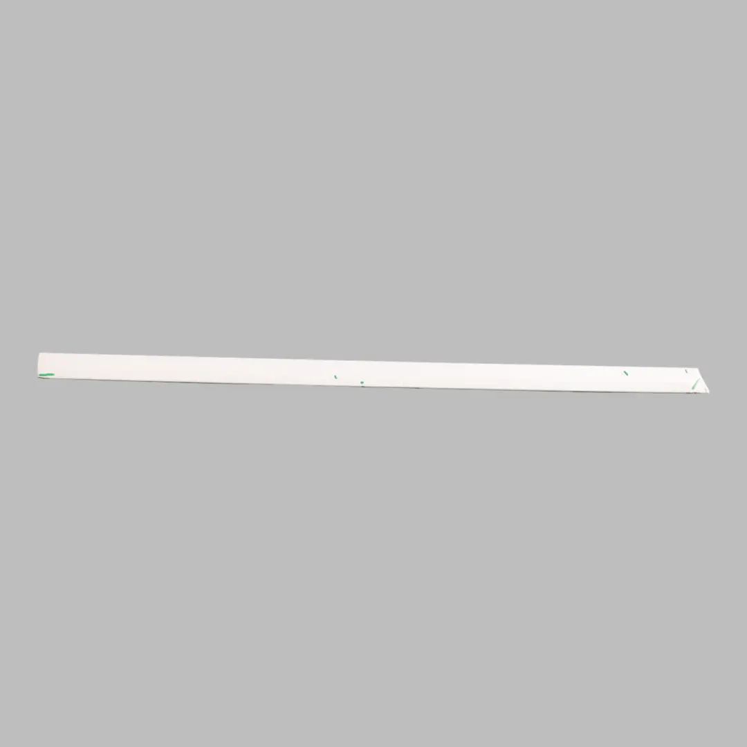 Front Door Trim Moulding Strip Left N/S Ibis White - Y9C to Audi A3 8P with Part number 8P4853959E Audi A3 8P Front Door Trim Moulding Strip Left N/S Ibis White - Y9C - SKU 8P4853959E-IWH - Part number 8P4853959E
