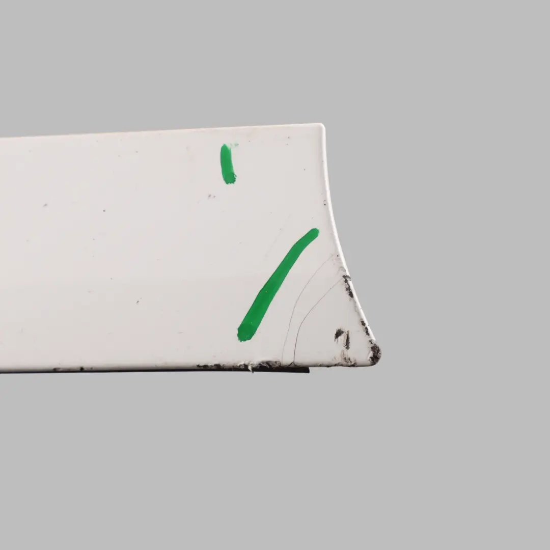 Audi A3 8P Front Door Trim Moulding Strip Left N/S Ibis White - Y9C - SKU 8P4853959E-IWH - Part number 8P4853959E