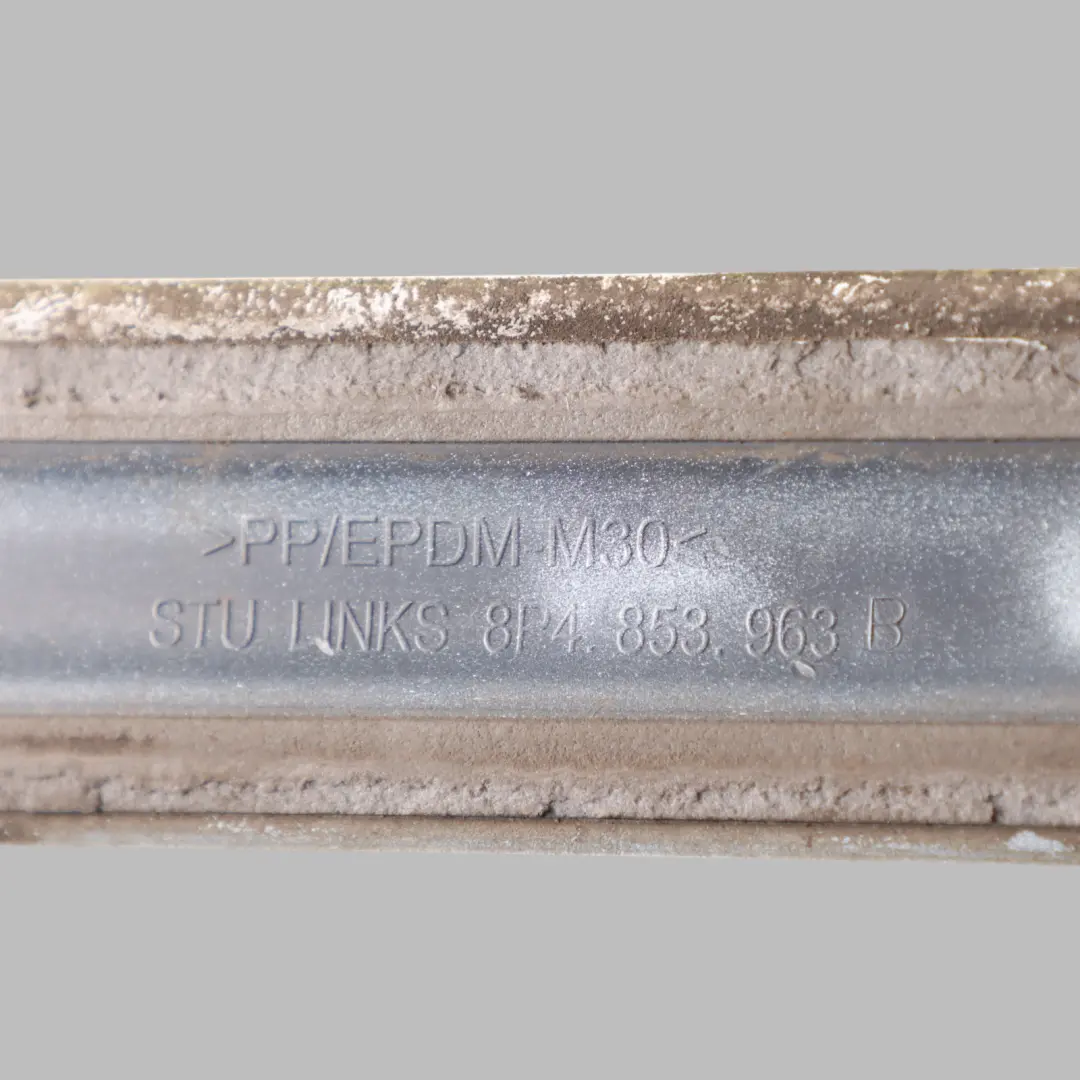 Door Trim Moulding Strip Rear Left N/S Ibis White - Y9C to Audi A3 8P with Part number 8P4853963B Audi A3 8P Door Trim Moulding Strip Rear Left N/S Ibis White - Y9C - SKU 8P4853963B-IWH - Part number 8P4853963B