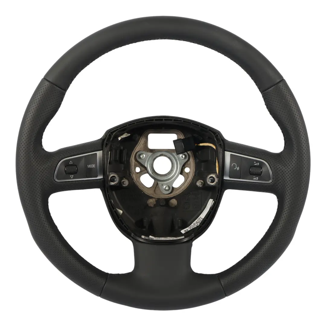 Audi A3 8P A5 8T Q5 8R Volante NUEVO Cuero Negro Multifunción - SKU 8R0419091F-1 - Número de pieza 8R0419091F