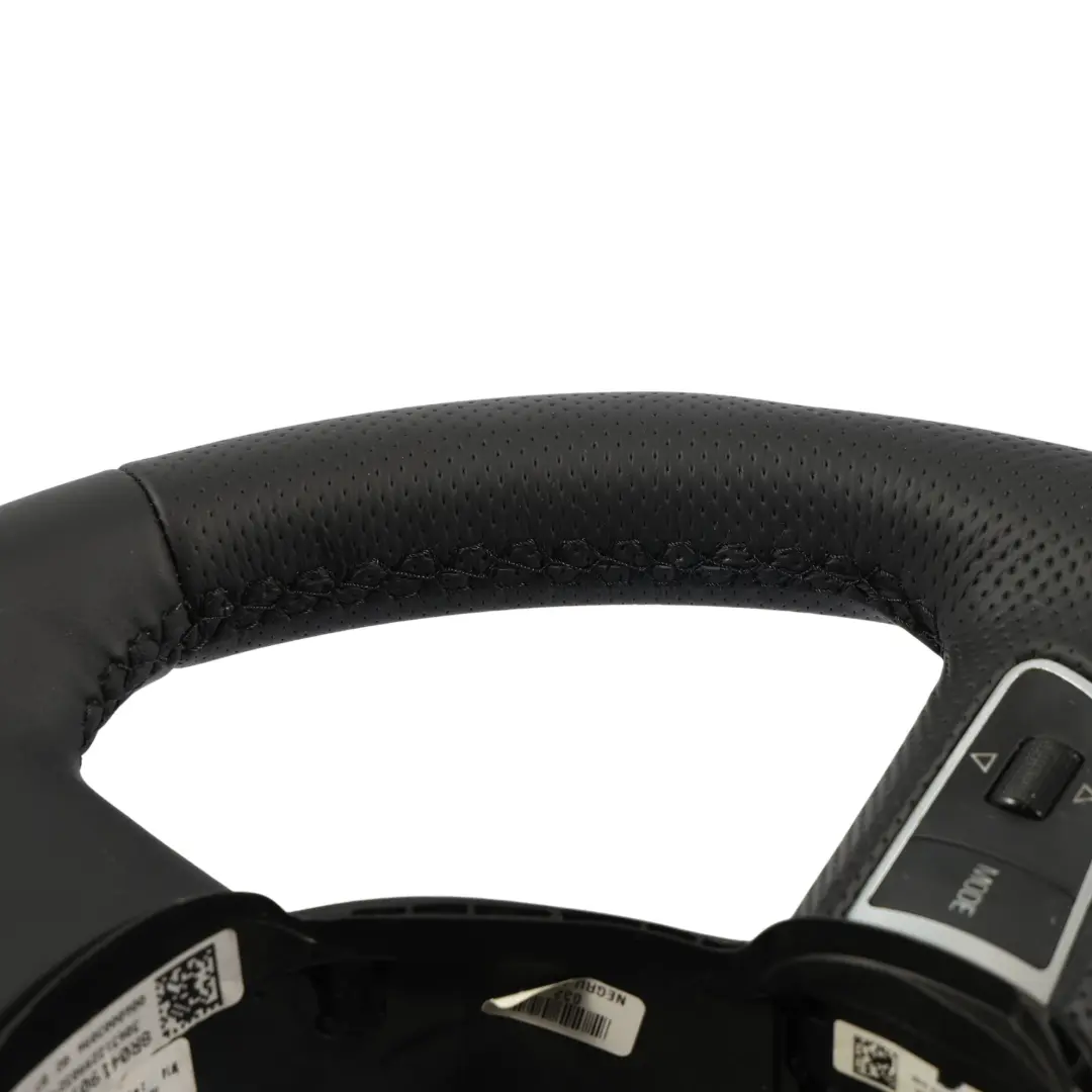 Audi A3 8P A5 8T Q5 8R Volante NUOVO In Pelle Nera Multifunzione - SKU 8R0419091F-1 - Numero di parte 8R0419091F