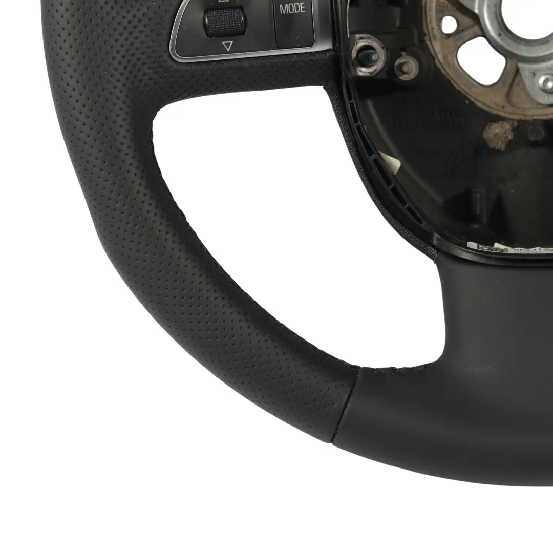 Audi A3 8P A5 8T Q5 8R Volante NUOVO In Pelle Nera Multifunzione - SKU 8R0419091F-1 - Numero di parte 8R0419091F