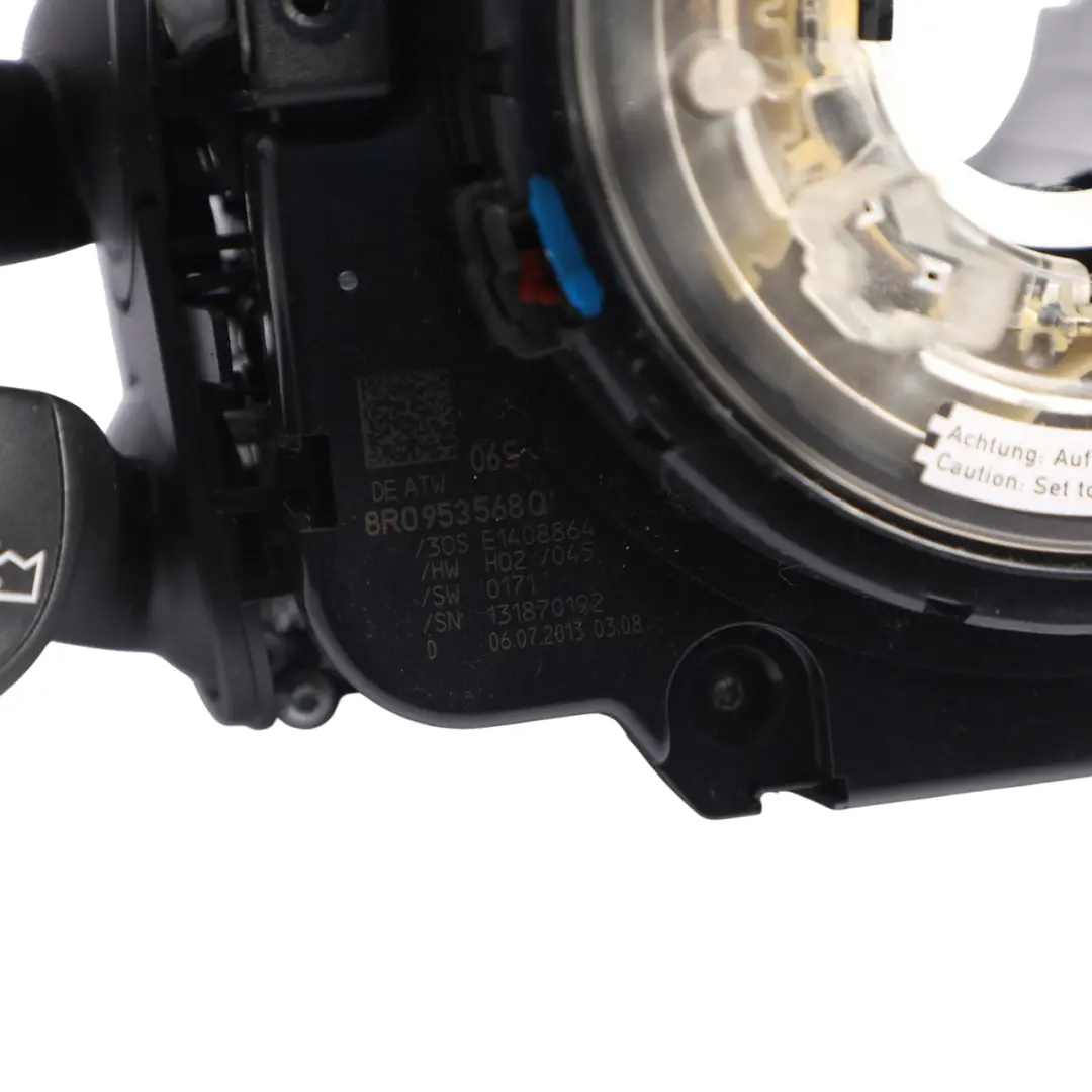 Audi S5 8T Steering Wheel Indicator Wiper Cruise Control Stalk Squib - SKU 8R0953568Q-2 - Part number 8R0953568Q