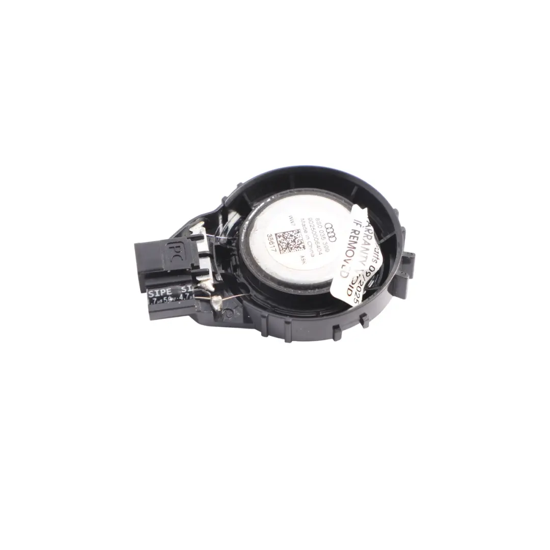 Dashboard Upper Loud Speaker Tweeter Left Right N/O/S A to Audi TT FV with Part number 8S0035399 Audi TT FV Dashboard Upper Loud Speaker Tweeter Left Right N/O/S A - SKU 8S0035399 - Part number 8S0035399