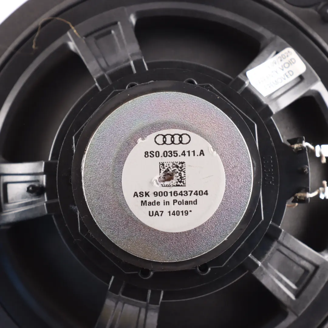 Altoparlante Bass Porta Posteriore Sinistro Destro 8S0035411B per Audi TT FV con numero di parte 8S0035411A Audi TT FV Altoparlante Bass Porta Posteriore Sinistro Destro 8S0035411B - SKU 8S0035411A - Numero di parte 8S0035411A