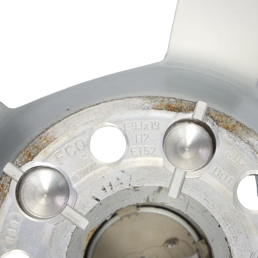 Audi TT FV 8S Silver Wheel Alloy Rim 19" 9J ET:52 Star Spoke - SKU 8S0601025AQ-1 - Part number 8S0601025AQ
