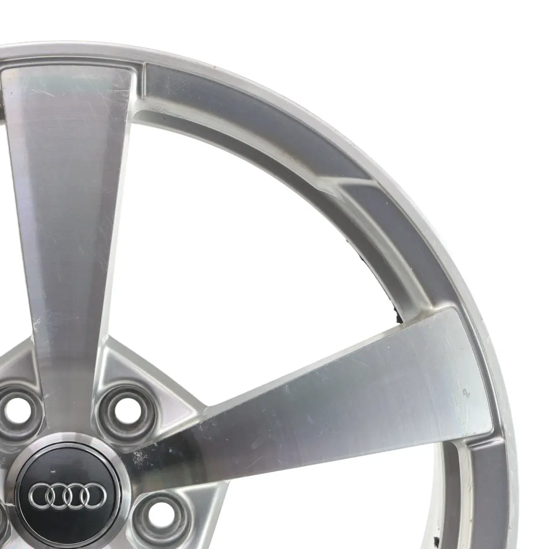 Audi TT FV 8S Silberne Alufelge Leichtmetallfelge 19" 9J ET:52 - SKU 8S0601025AQ-1 - Teilenummer 8S0601025AQ