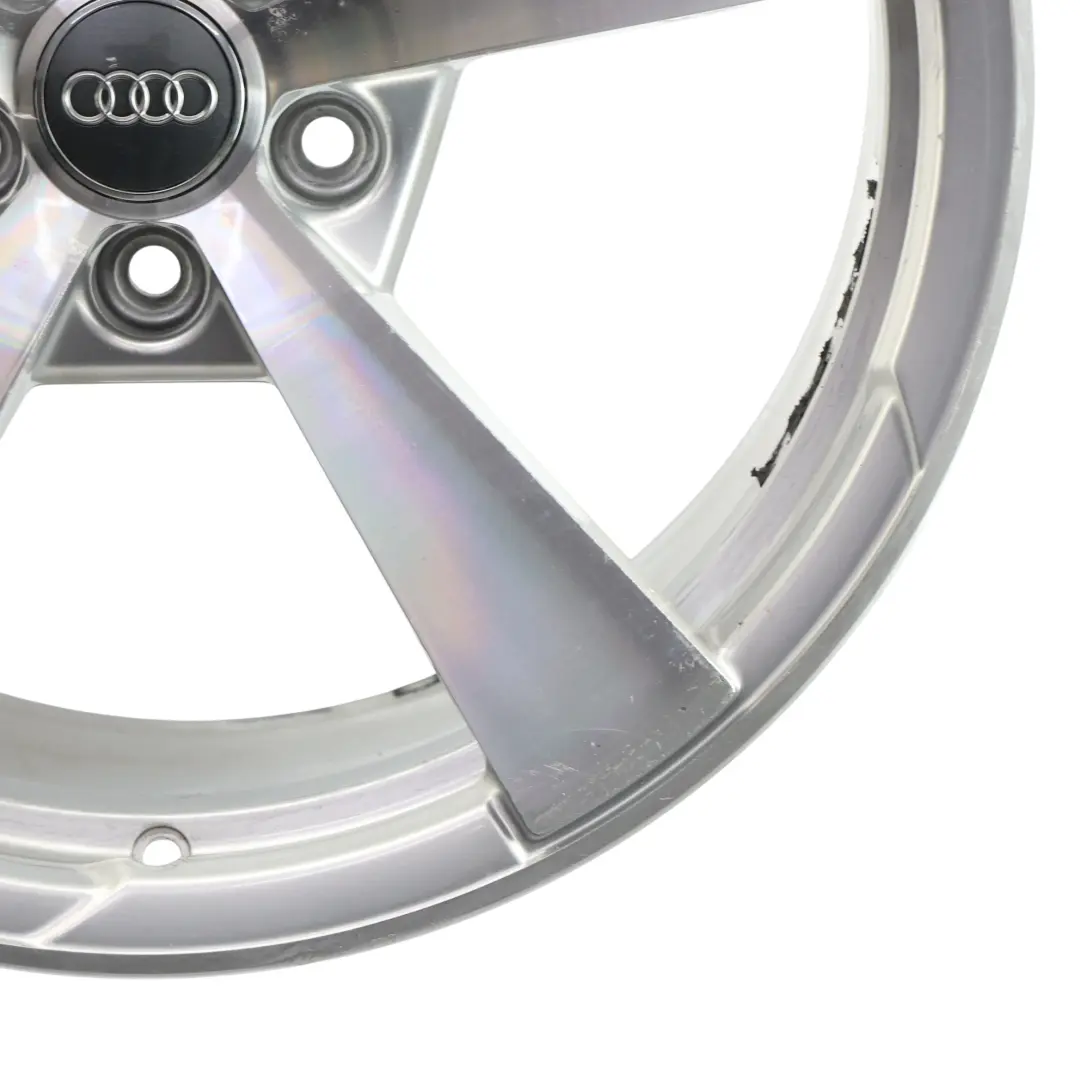 Audi TT FV 8S Silberne Alufelge Leichtmetallfelge 19" 9J ET:52 - SKU 8S0601025AQ-1 - Teilenummer 8S0601025AQ